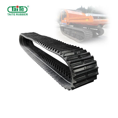 Un buon prezzo. 700x100x96mm Hitachi Rubber Tracks per dumper con alta forza di trazione e costruzione durevole in linea