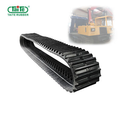 Un buon prezzo. Tracce di gomma da scarico personalizzate 700X100X80 ISO9001: 2015 Certificate con alta forza di trazione per Hitachi CG 45 Carrier in linea