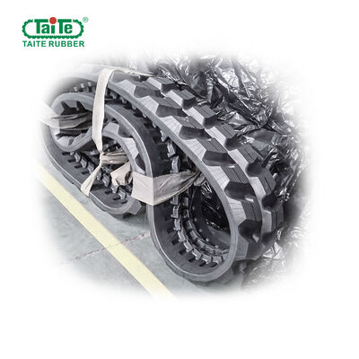 Un buon prezzo. 500x92x82 Tracce di gomma con tecnologia anti-vibrazione e peso leggero per Kobelco SK120 e CAT 312 BSR in linea