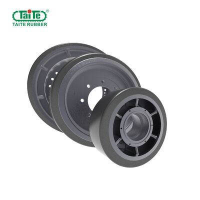 Un buon prezzo. Ruote di poliuretano durevoli per pavimentieri, comprese le ruote motrici e le ruote guida in linea